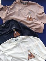 تیشرت دورس دو نخ طرح لئون - Image 7